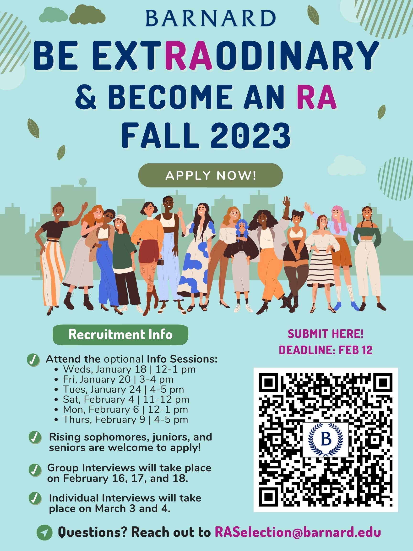 Resident Assistants Barnard College